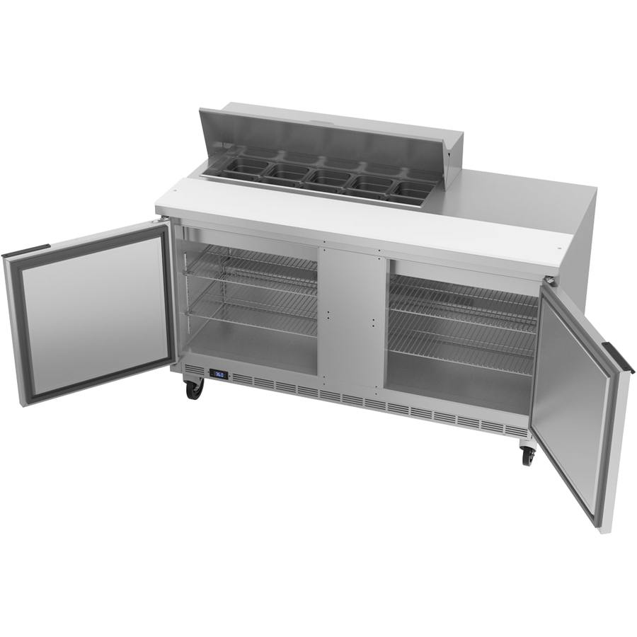 Beverage Air SPE60HC-10, 60" Sandwich Prep Table Solid Door