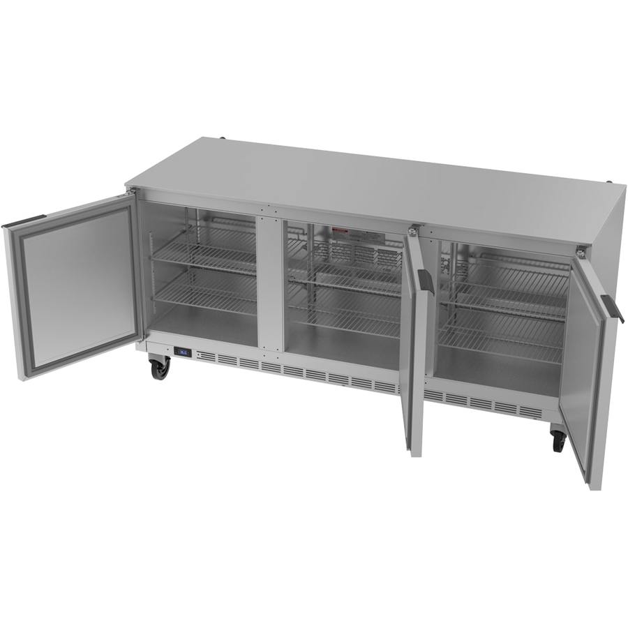 Beverage Air UCR72AHC, 72" Undercounter Solid Door Refrigerator