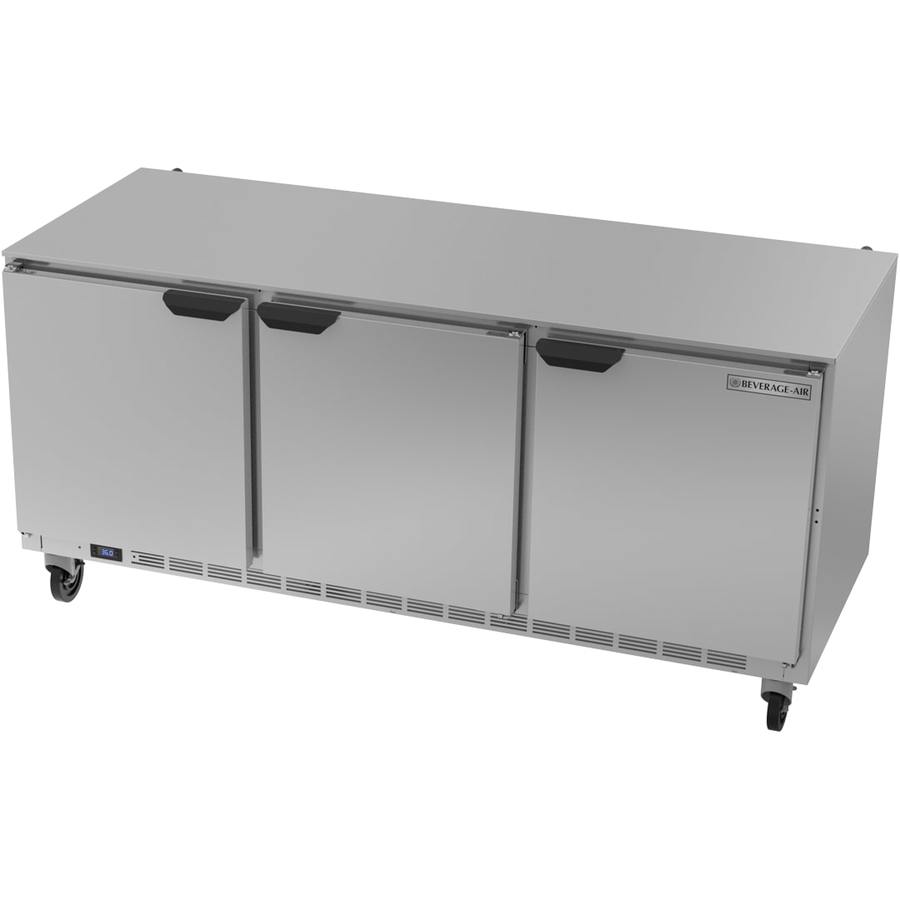 Beverage Air UCR72AHC, 72" Undercounter Solid Door Refrigerator