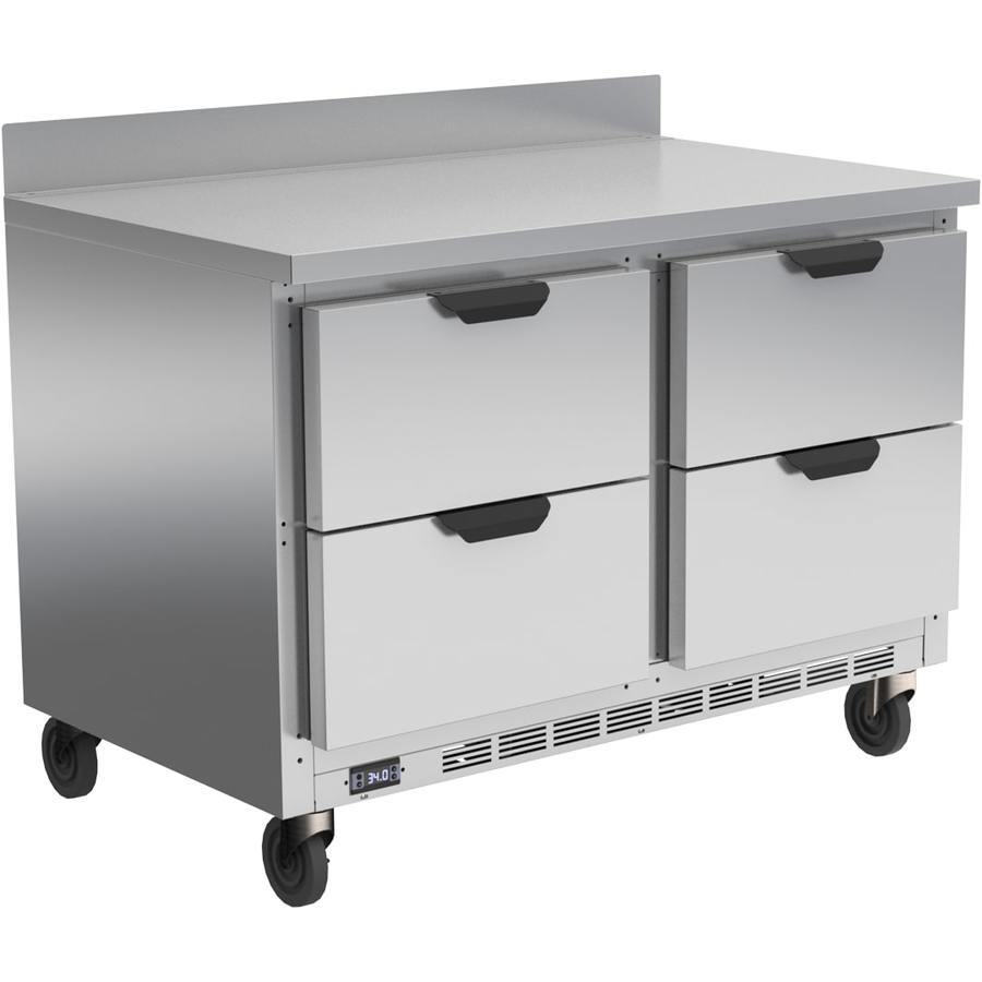 Beverage Air WTRD48AHC-4, 48" Worktop Refrigerators with Drawers