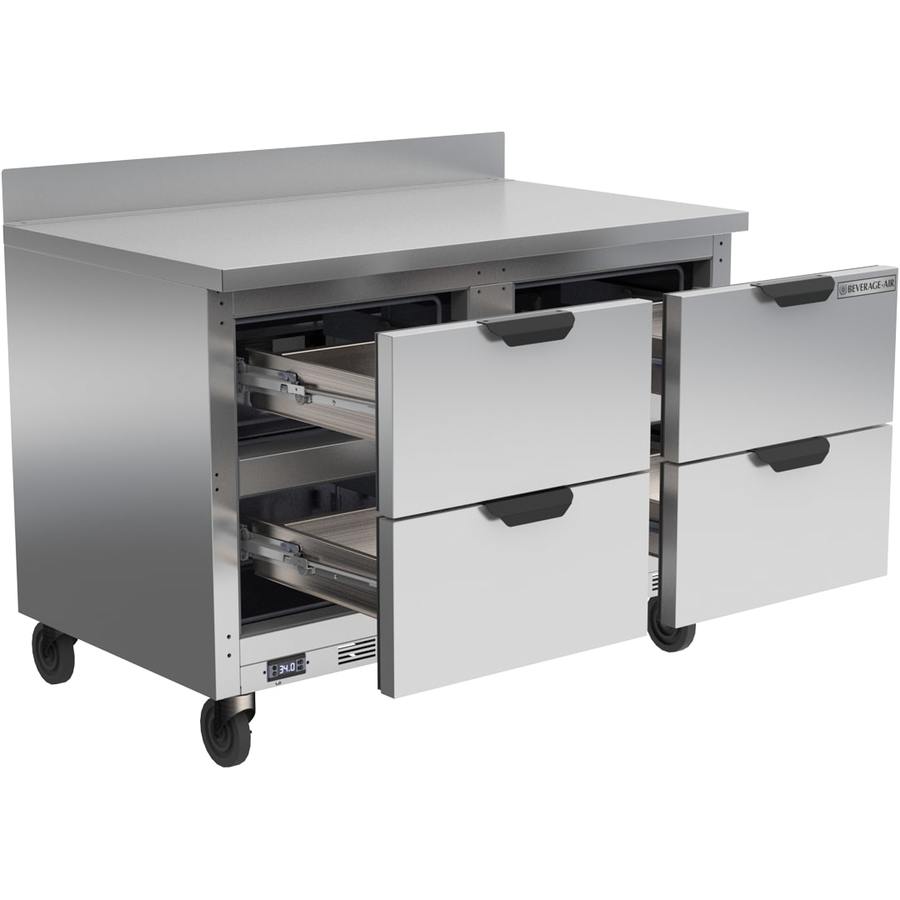 Beverage Air WTRD48AHC-4, 48" Worktop Refrigerators with Drawers