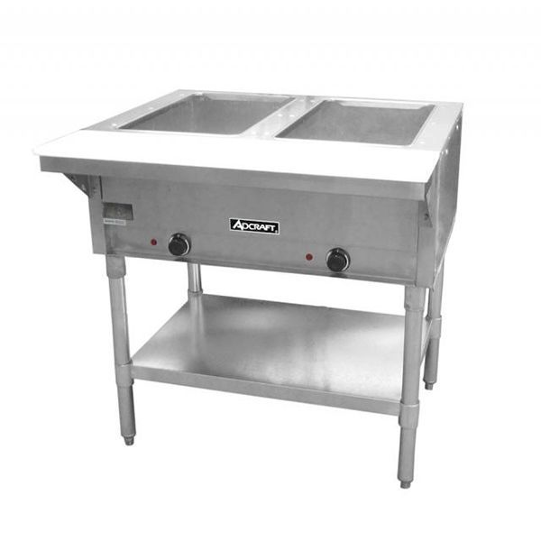Adcraft ST-120/2, 33" - 2 Bay Steam Table