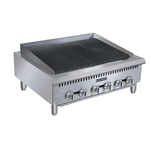 Black Diamond BDCTC-36, 36" Heavy Duty Gas Charbroiler