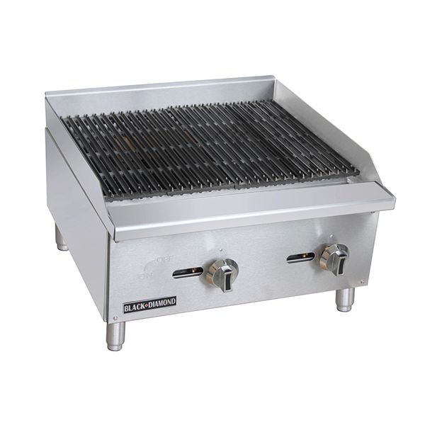 Black Diamond BDECTC-24, 24" Standard Series Gas Charbroiler