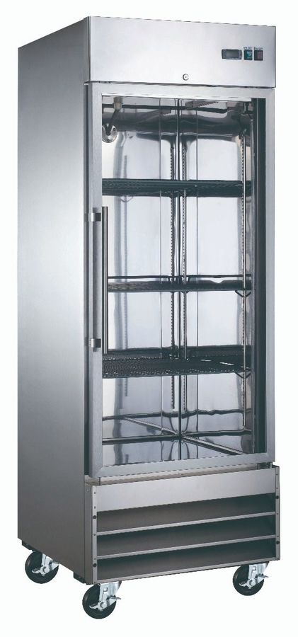 U-Star USFZ-1D-G, 29" Glass Door Reach-in Freezer