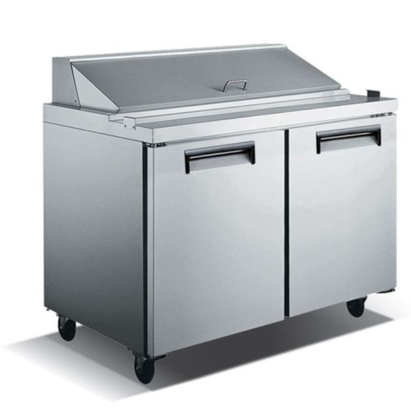 U-Star USSL-2D/60, 60" Refrigerated Salad/Sandwich Prep Table