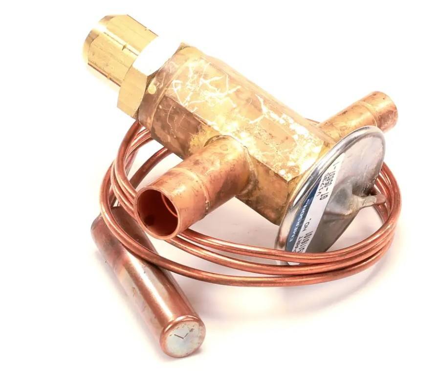 Ice-O-Matic 9151161-01, Thermo Expansion Valve/TXV, 3/8" ODF Inlet, 1/2" ODF Outlet