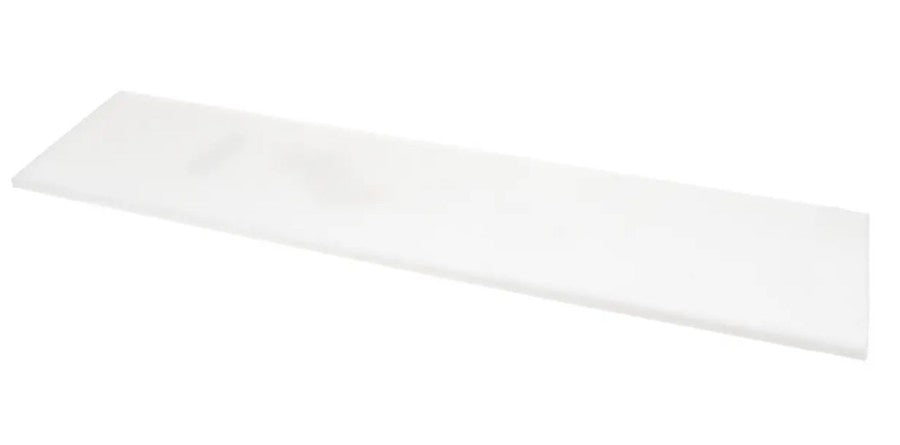 True 950318, Cut Board 1/2 x 8 x 32 White H.D Polyethene
