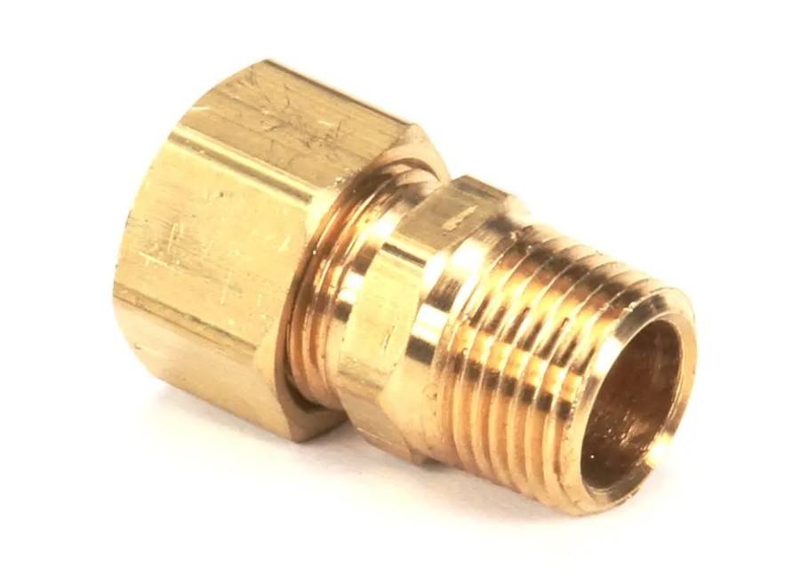 Anets P8840-39, P8840-39 Compression Fitting, Brass, 1/2 TU x 3/8 N