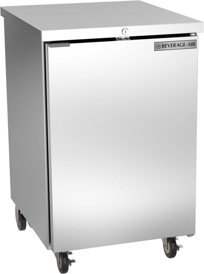 Beverage Air BB24HC-1-S, 24" Solid Door Back Bar in Stainless Steel