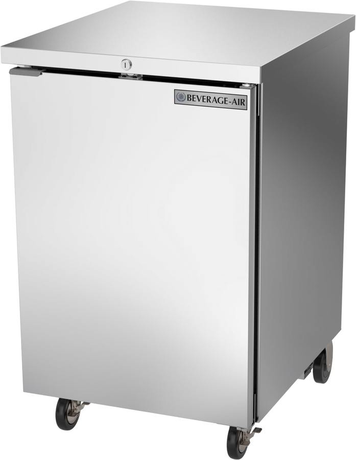 Beverage Air BB24HC-1-S, 24" Solid Door Back Bar in Stainless Steel