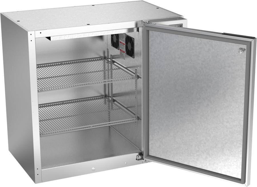 Beverage Air BB36HC-1-S, 36" Solid Door Back Bar in Stainless Steel