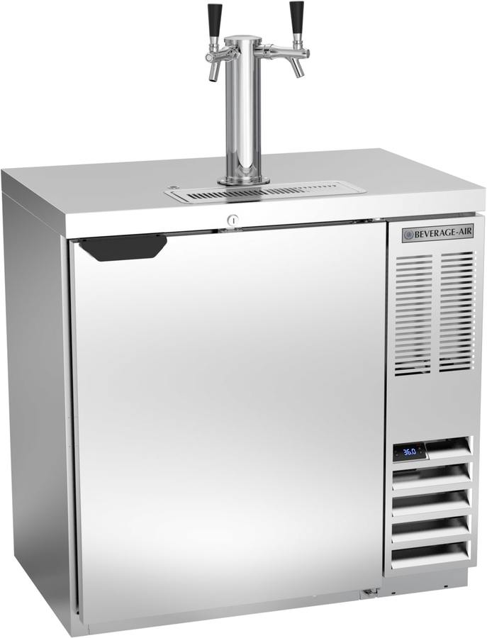 Beverage Air DD36HC-1-S, 36" Direct Draw Dispenser in Stainless Steel