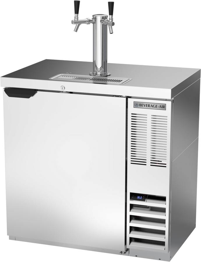 Beverage Air DD36HC-1-S, 36" Direct Draw Dispenser in Stainless Steel