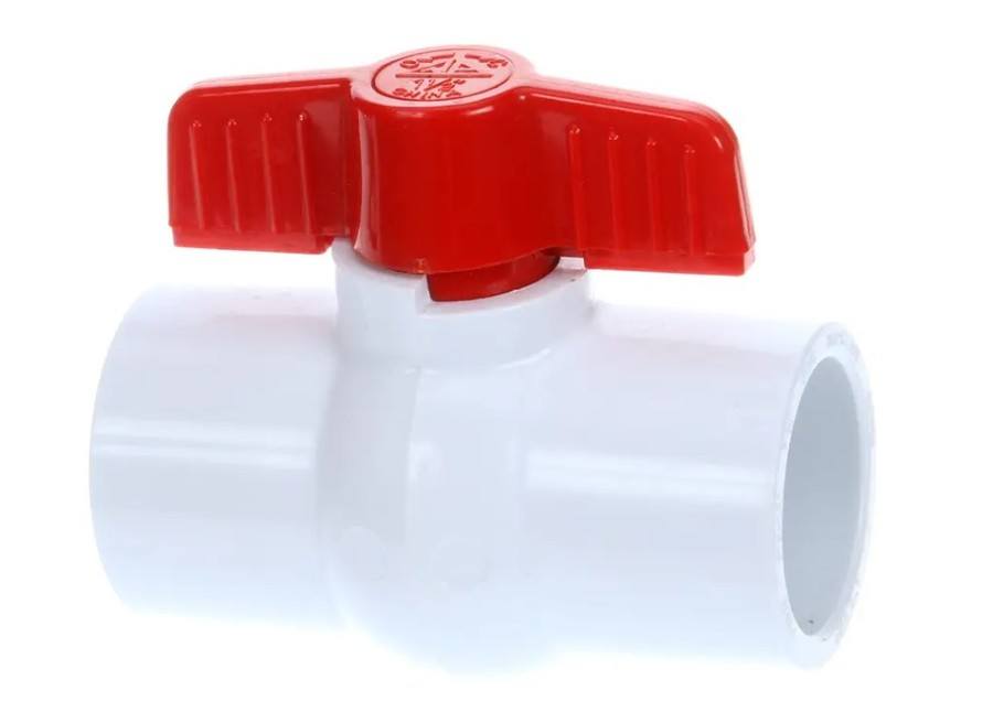 Randell PB VLV9901, Ball Valve, Female, PVC, 1-1/2"