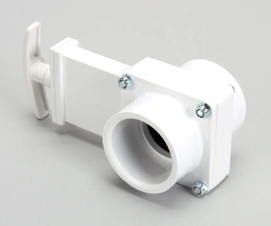 Randell PB VLV0901, Gate Valve, 1-1/2", PVC, Slip x Slip