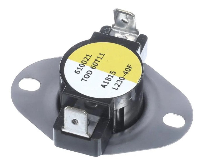 York S1-3L01-230, Hi Limit Thermostat/Fan Control, Snap Disc, L230-40F