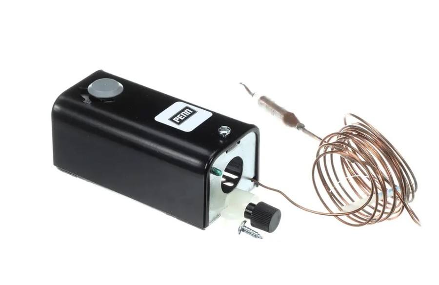 York S1-A19ABC-24C, Temperature Control, SPDT, -30F to 100F, 96" Capillary