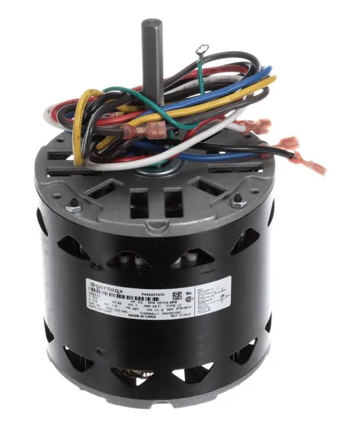 York S1-02435736000, Blower Motor, 115V, 60HZ, 1PH, 1075RPM/4 Speed, 1/2HP