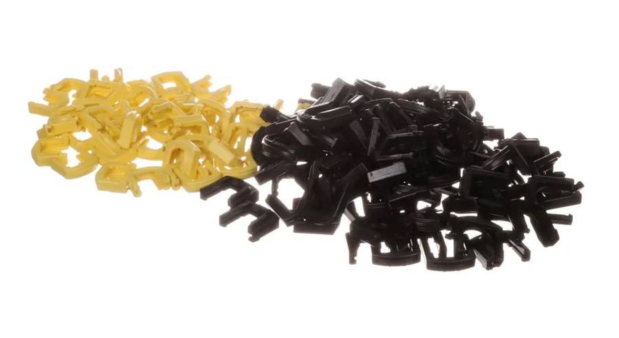 Cornelius 2618459, Clip Quick Disconnect Kit, Gas/Yellow, Liquid/Black