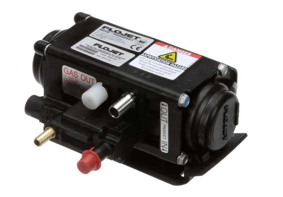 Lancer 86-0142, Pump. Diaphram Syrup, Gas. 3/8 Barb Flojet