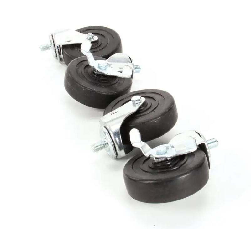 SaniServ 188124, Caster, Swivel, 2 with Brake, 2 without Brake, Set of 4
