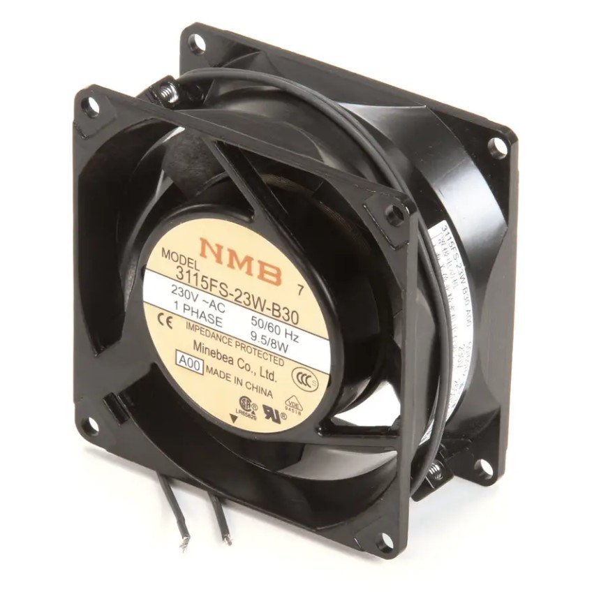 Wells 2U-303655, Axial Fan, Cooling, 230 Volt, 50/60HZ, 9.5/8 Watt