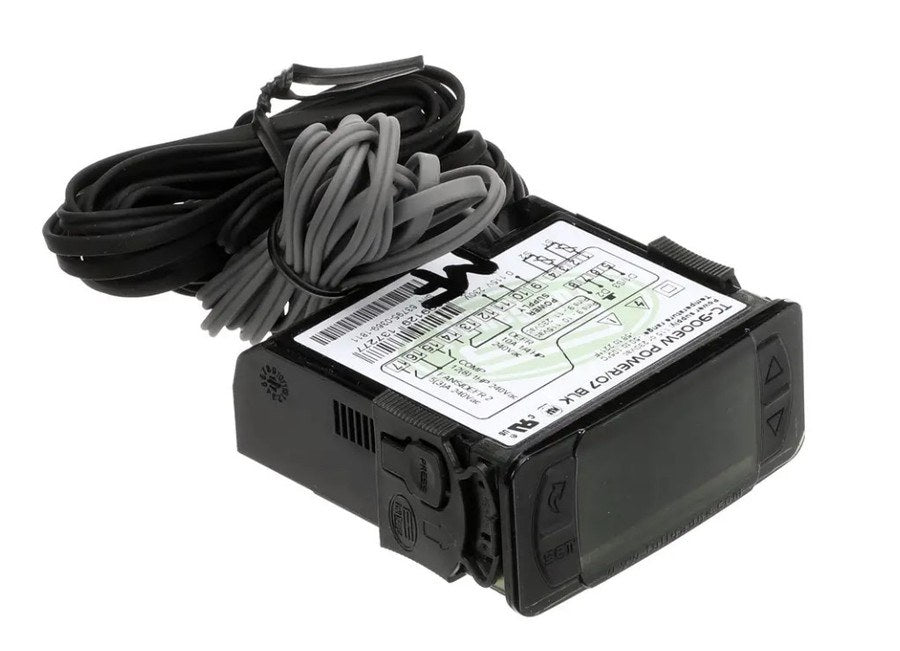 Glastender 07000282, Digital Controller with White Display and Black Buttons