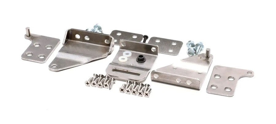 Glastender 06006597, Hinge/Bracket Set, Wood Doors, 180 Degree Swing