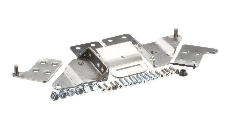 Glastender 06006596, Hinge/Bracket Kit, Wood Doors, Left Hand, 180 Degree Swing