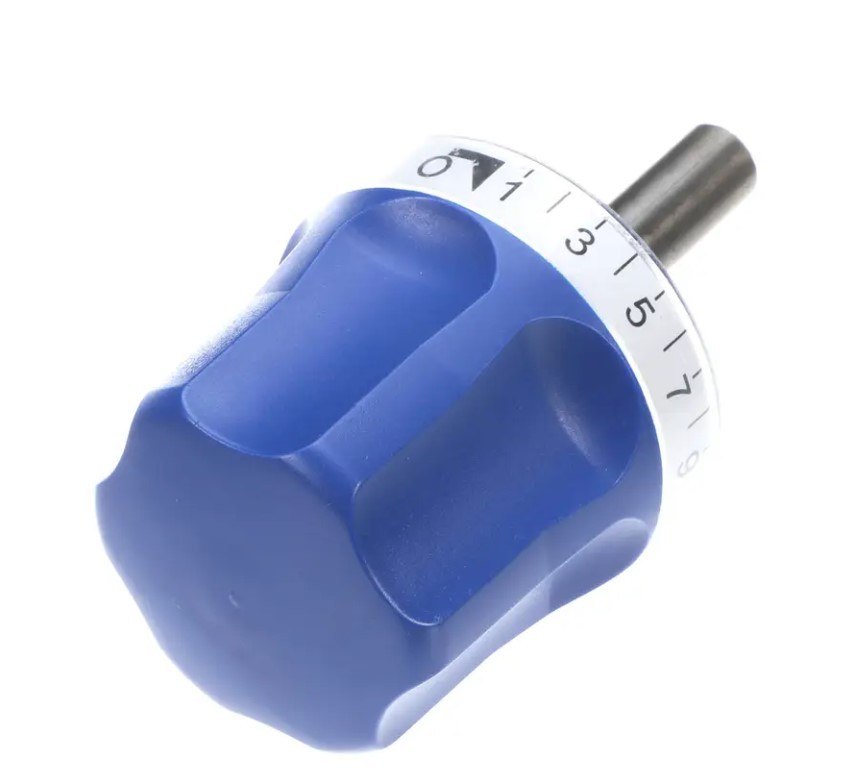 Anvil XSLS0018, Regulating Knob, Thickness Adjustment, Blue