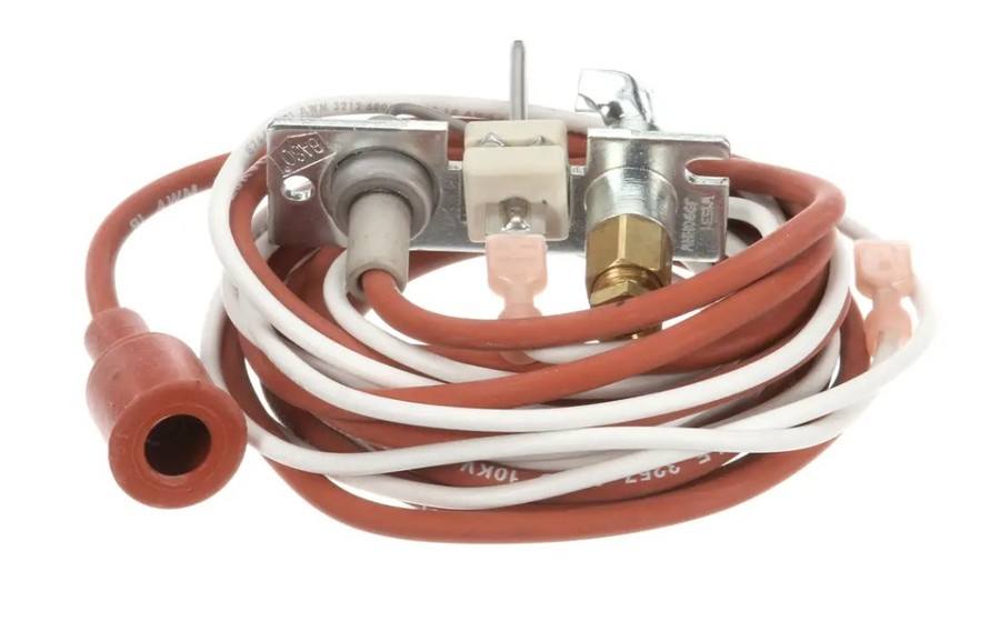 Marsal Pizza Oven 70449, Pilot Burner with Ignitor/Flame Sensor/Cable, Natural, Side Burner