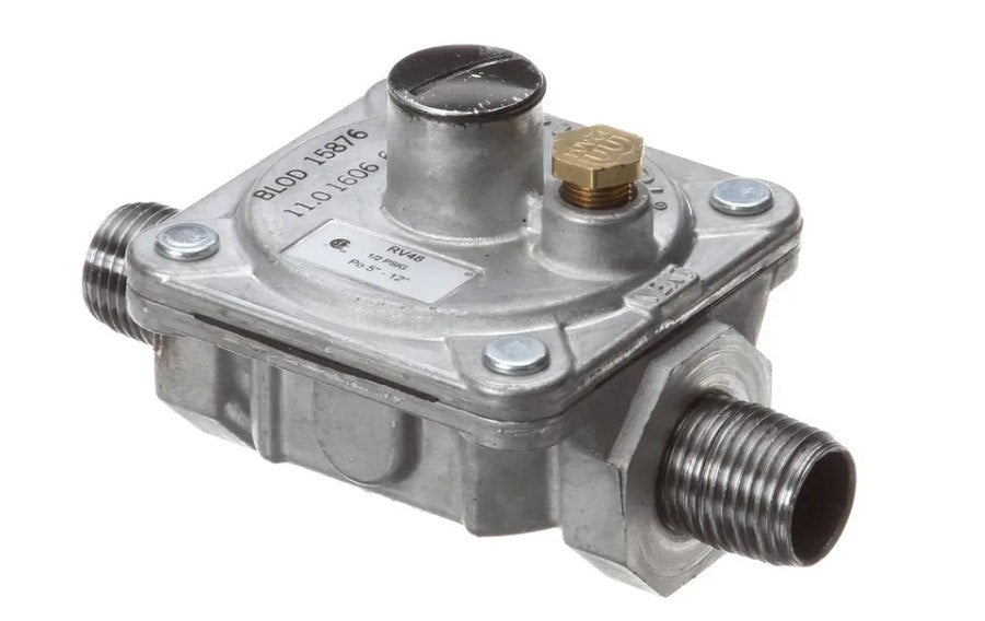 Marsal Pizza Oven 70386, Gas Pressure Regulator with Pipe Nipples, Propane