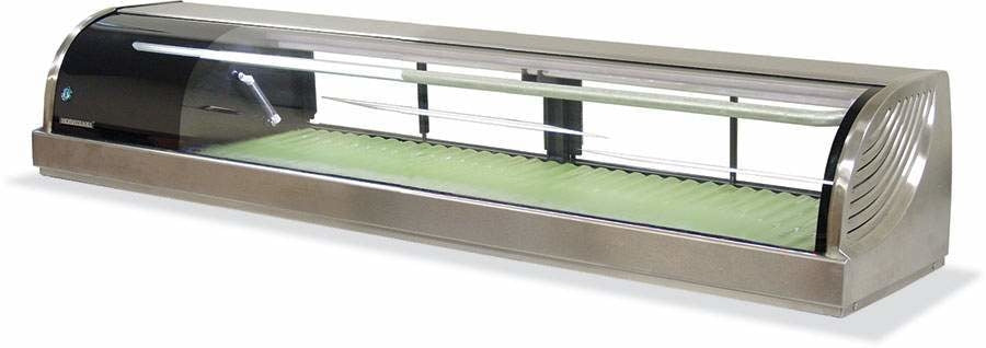 Hoshizaki HNC-180BA-L-SL, 70.9" Wide Countertop Refrigerated Display Case | Sushi Case
