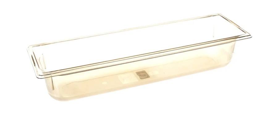 Carter-Hoffmann 18314-0108, Plastic Pan, Amber, 20" x 6" x 4" Deep
