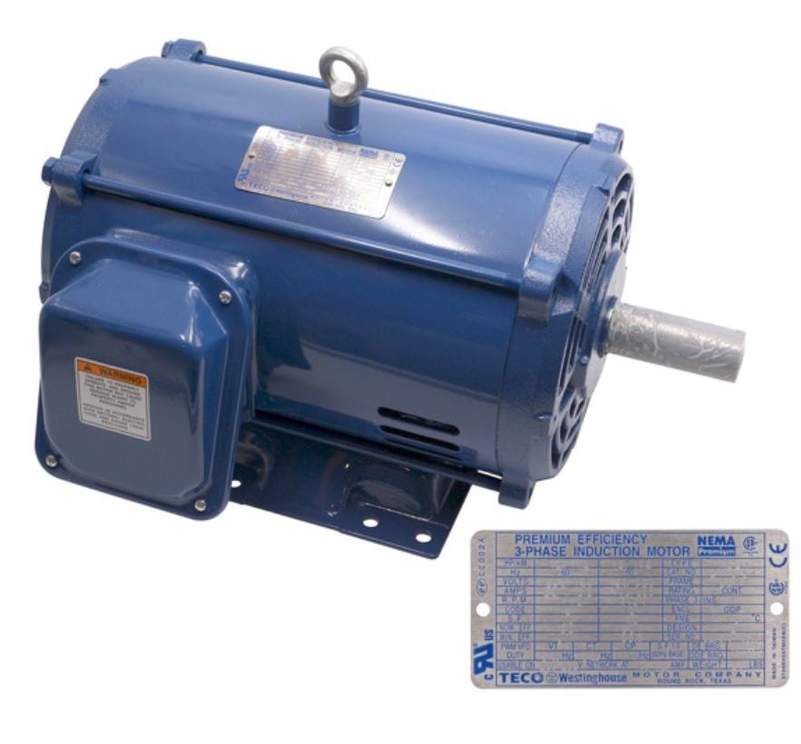 Captive-Aire DTP0154, Motor - 15.00 Hp