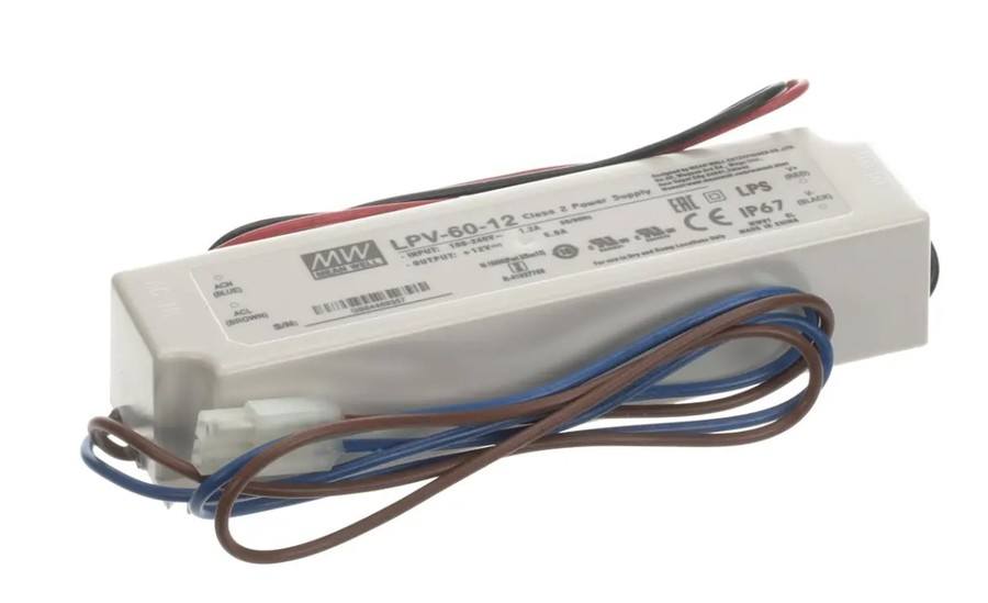 Kelvinator 0US611, Transformer/LED Power Supply, 100-240VAC to 12VDC