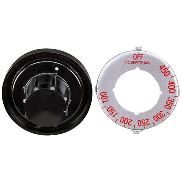 Robertshaw 4590-095, Heavy Duty 2" Griddle Dial, OFF-450-100