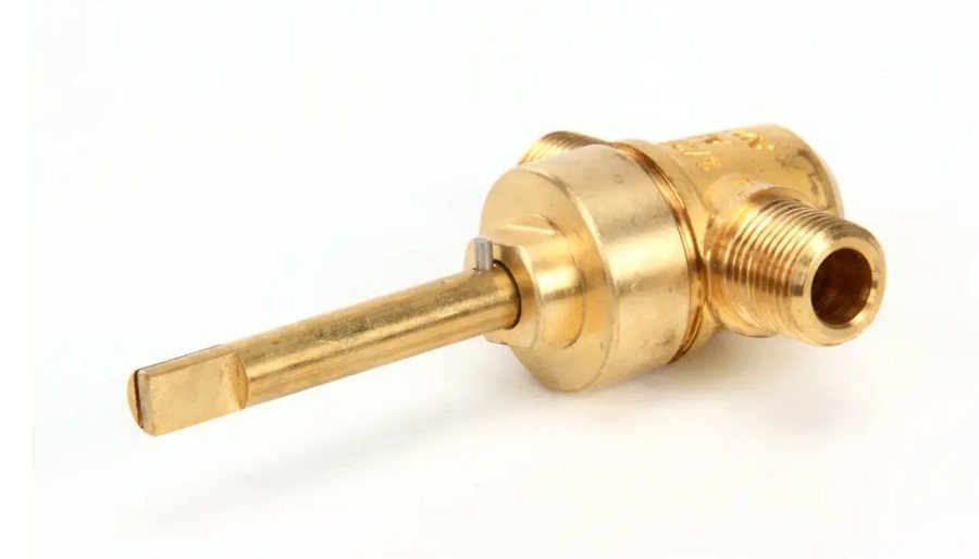 Jade 4410600100, Gas Shut Off Valve, 3/8" x 3/8"