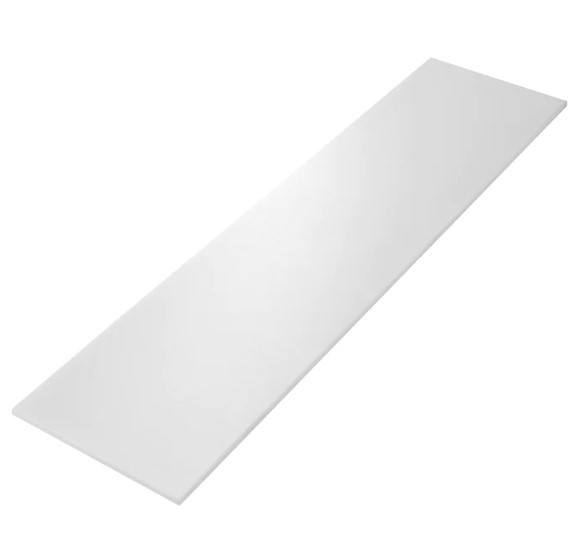 True 915125, Cutting Board, 67 x 19 1/2 x 1/2, White, Pre-Drilled