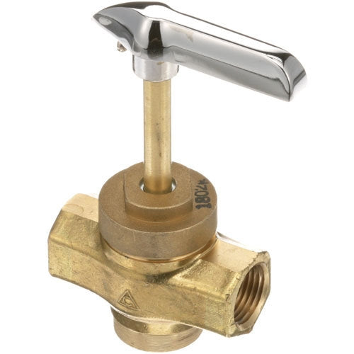 Bakers Pride R3001X, VALVE WITH HANDLE 1/2 FPT X 1/2 FPT