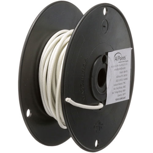 Allpoints 381312, WIRE (50 FT ROLL) #14 SF2 WHITE