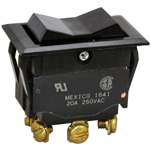 Allpoints 421078, ROCKER SWITCH 7/8 X 1-1/2 DPDT CTR-OFF