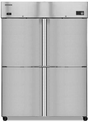 Hoshizaki F2A-HS, 4 Door, 51 cu ft Half-Door Reach-In Freezer