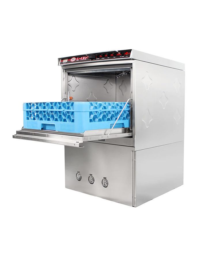 CMA L-1Xe, 40 Rack/Hr Low Temperature Undercounter Dishwasher w/ Drain & Chemical Pump