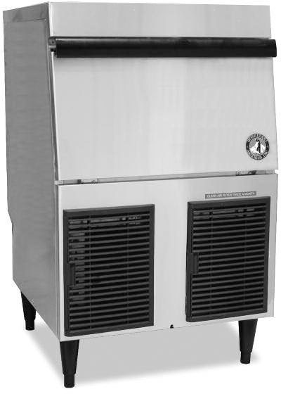Hoshizaki F-330BAJ-C, 288 lbs Ice/24Hr Cublet Flaker Ice Machine Air Cooled w/ 80 lbs Built-in Bin