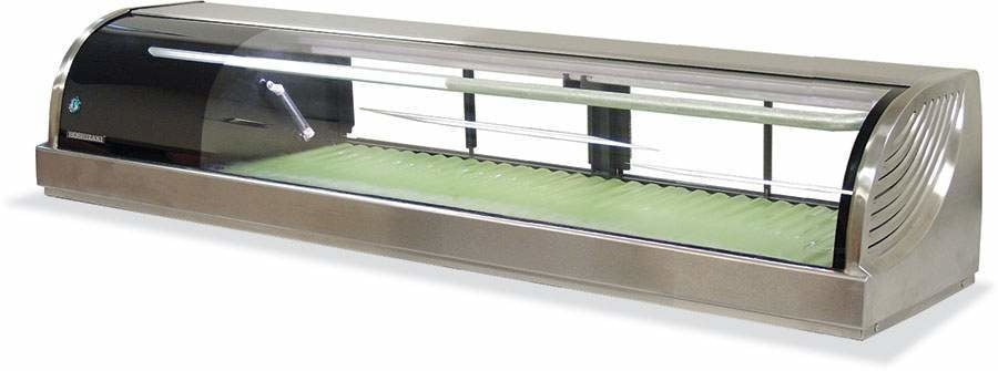 Hoshizaki HNC-150BA-L-SLH, 59.1" Wide Countertop Refrigerated Display Case | Sushi Case