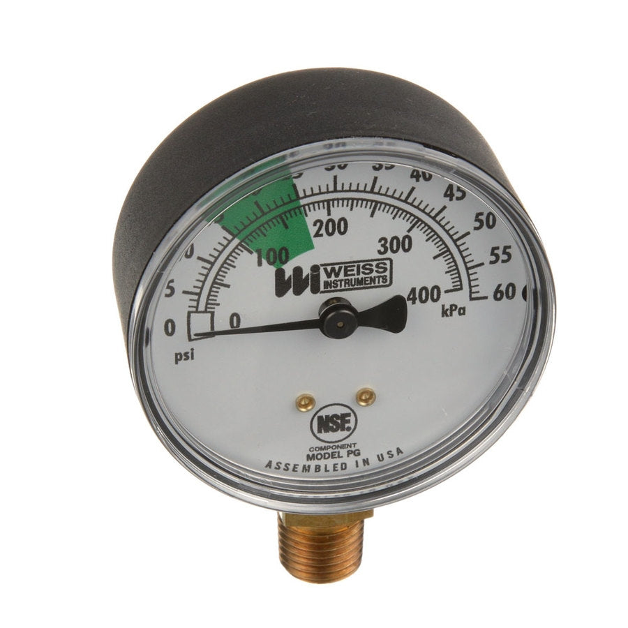Hobart 00-349665-00001, GAUGE,WATER PRESSURE , 0-60 PSI