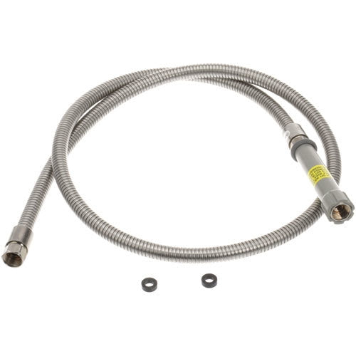 T&S Brass 0068-H, S/S FLEXIBLE HOSE 68"