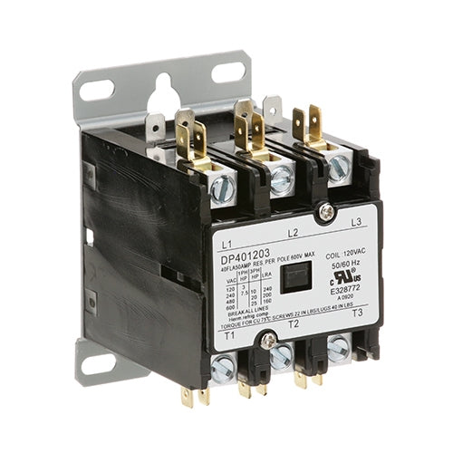 Star 71349, CONTACTOR (3 POLE,40 AMP,120V)